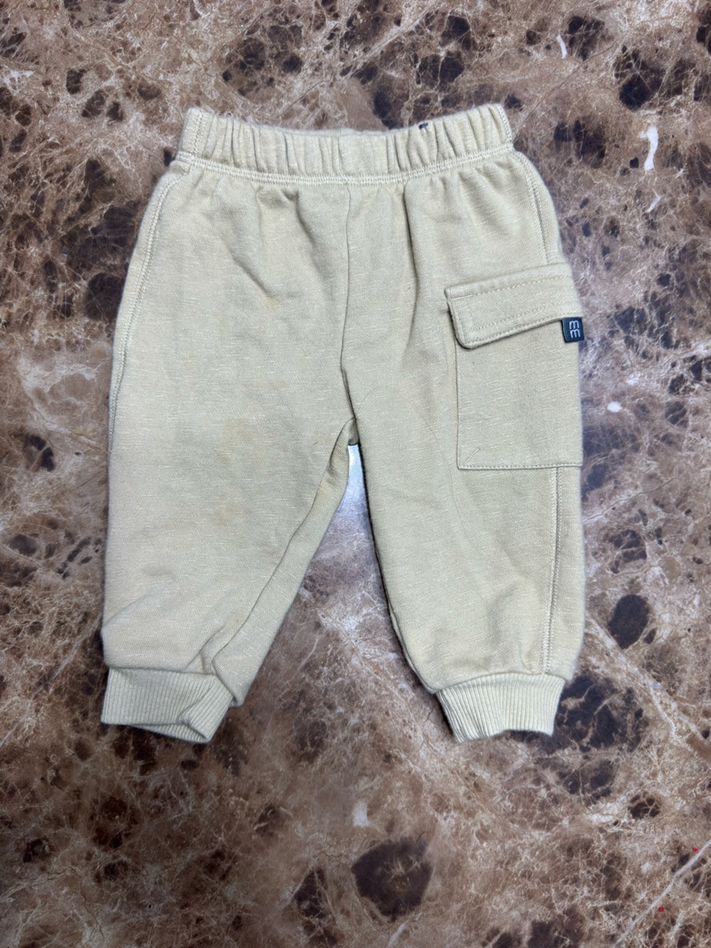 Baby Green Cotton Joggers